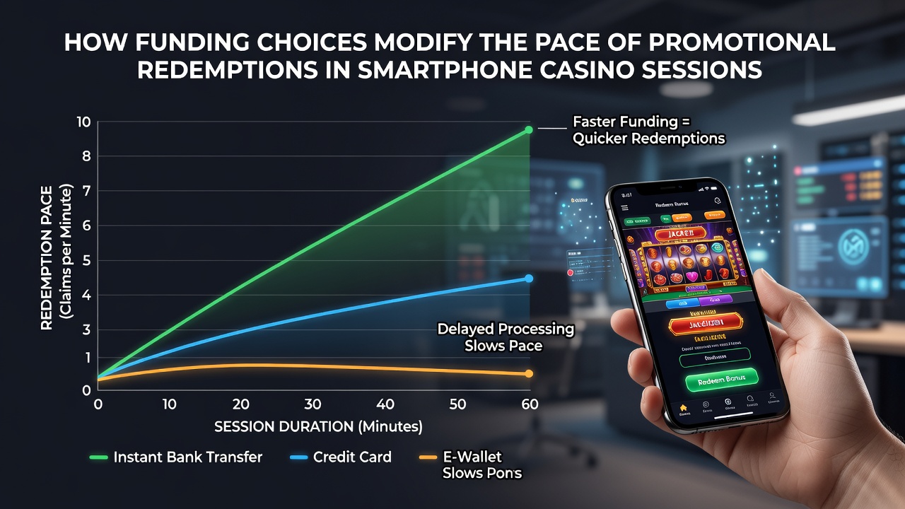 Diagramm mit Balken zur Verarbeitungszeit verschiedener Zahlungsmethoden in Casino-Apps