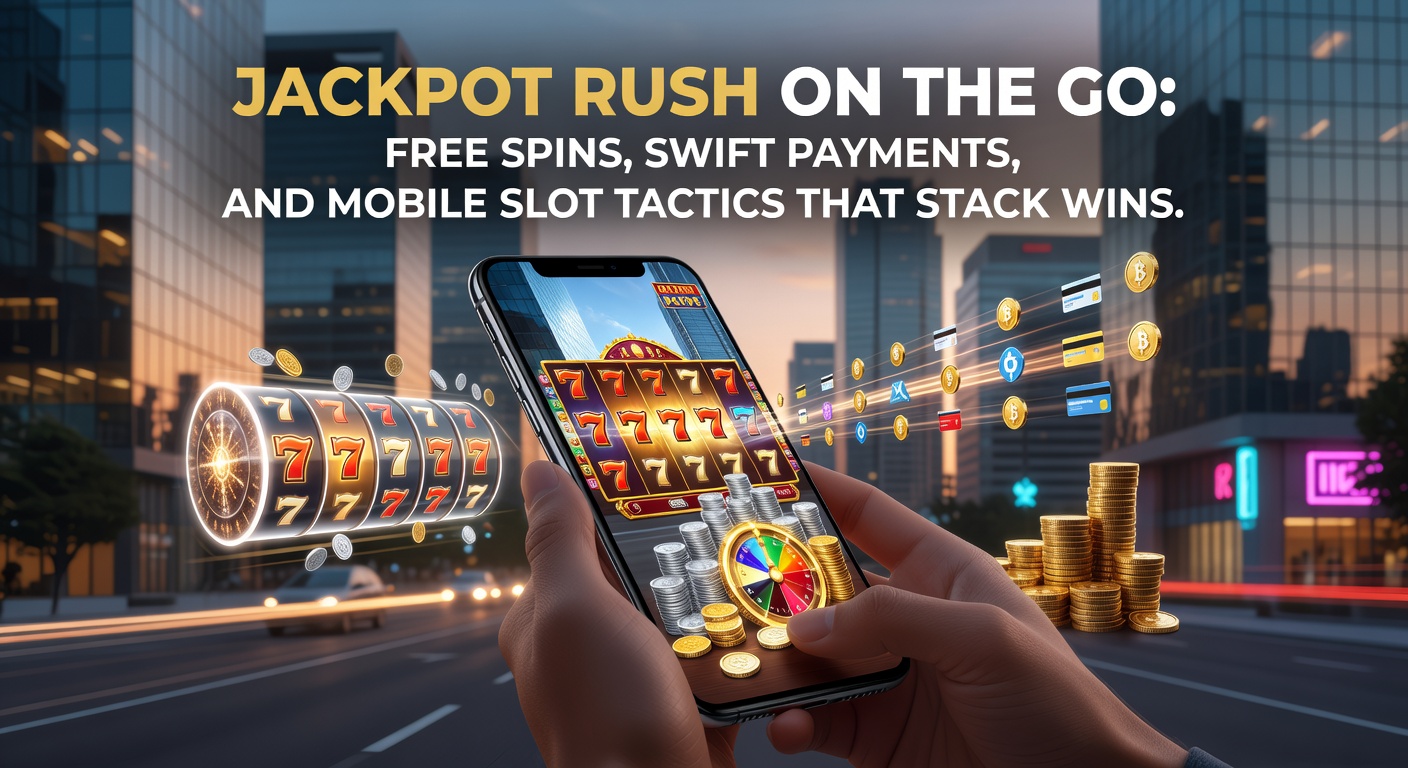 Dynamisches Bild eines Spielers, der auf dem Smartphone eine schnelle Auszahlung bestätigt, mit Blitz-Symbolen und Jackpot-Münzen im Hintergrund, das Geschwindigkeit und Erfolg vermittelt