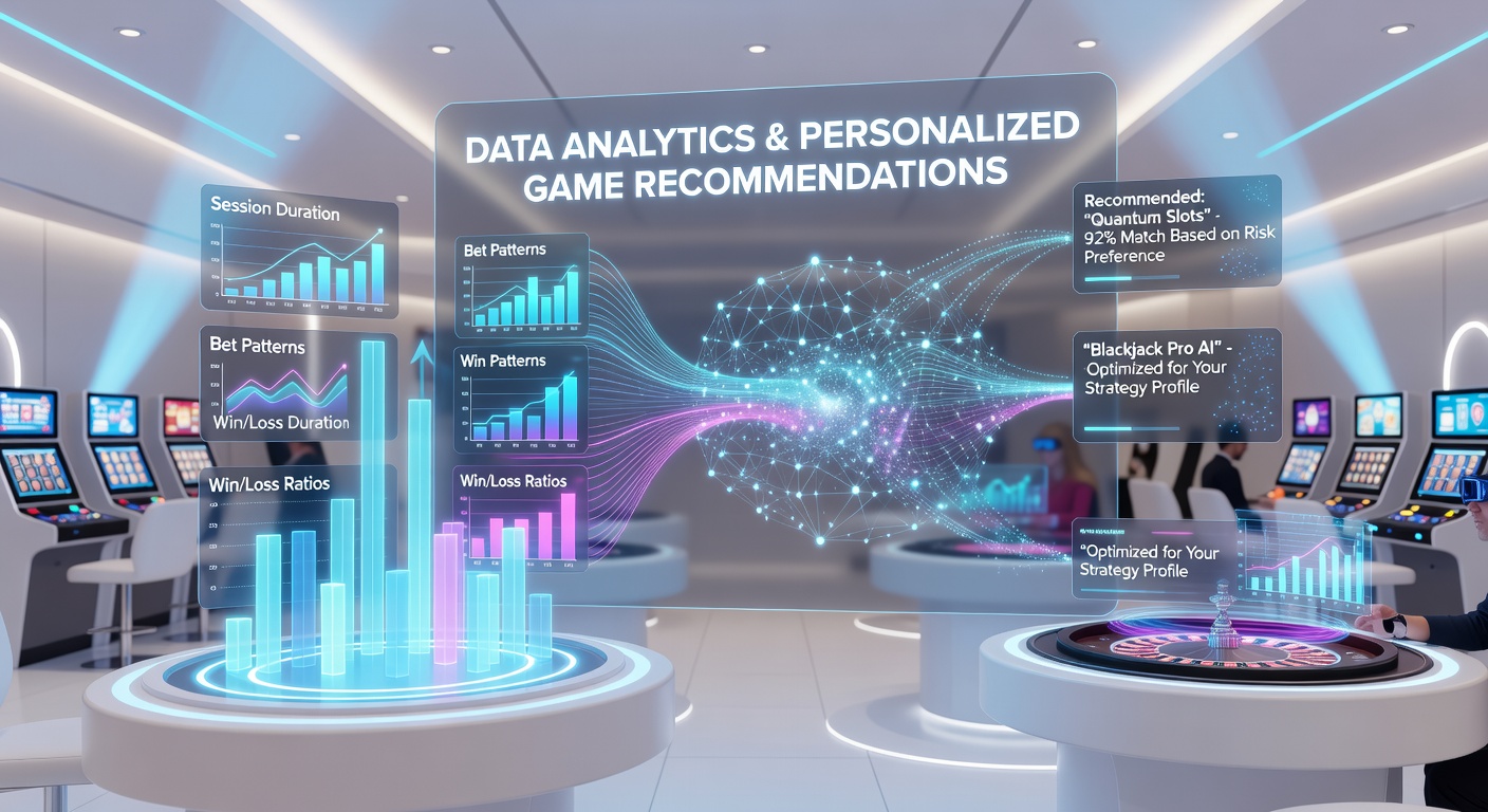 Personalisiertes Empfehlungssystem mit Analyse-Dashboard in einem Online-Casino